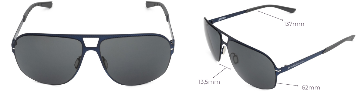 Red Bull Men's Navy Blue Sunglasses