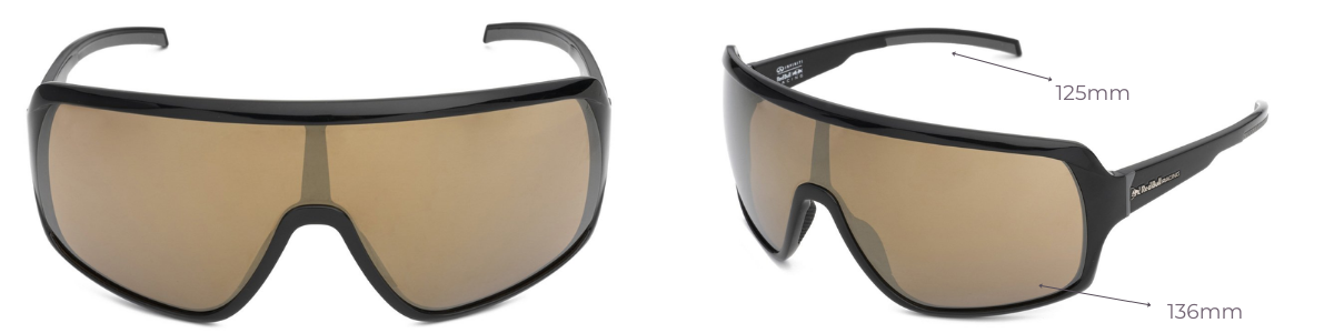 Red Bull Black Unisex Ski Goggles