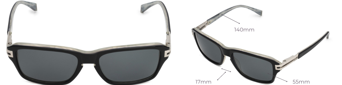 Black Zilli Men's Sunglasses