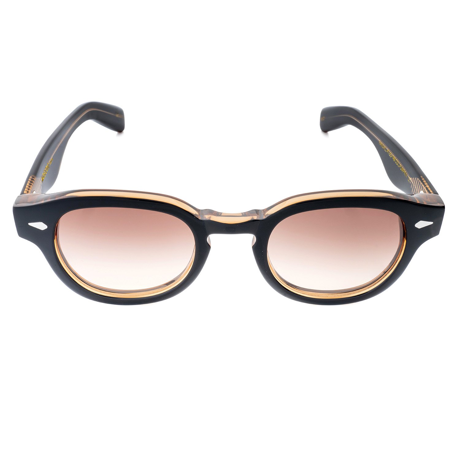 小物 MOSCOT/SUN RANDALL Moscot Randall Sunglasses. Black Exterior With Light Tortoise